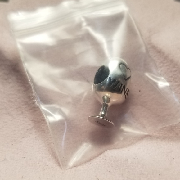 Wine Charm Sterling Sliver - Picture 7 of 7